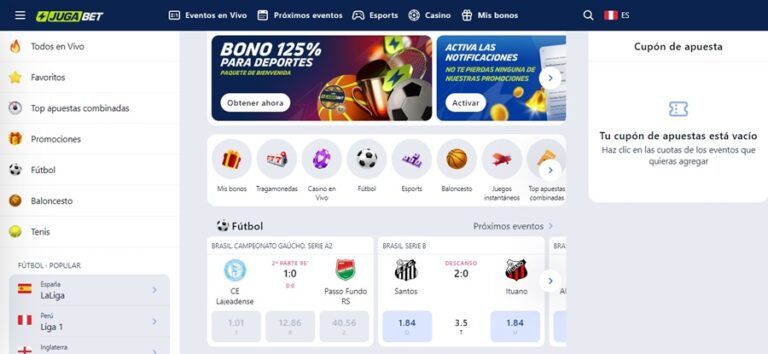 Análisis de JugaBet - Apuestas Deportivas Online en Perú